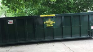 roll off construction debris dumpster